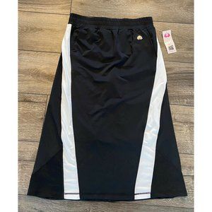 NWT Snoga Athletics Modest Skirt Leggings Black White Extra Small XS New